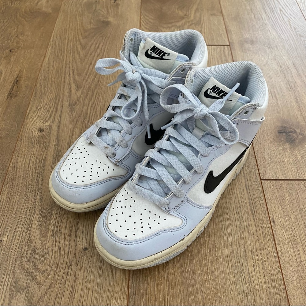 Kids Nike Dunk High - Football Grey Black 3.5Y